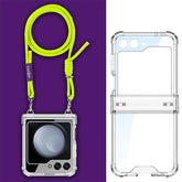 Shockproof Phone Case With Lanyard For Galaxy Z Flip 6/5/4/3